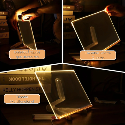 Pizarra de Dibujos Luminiscente Para Niños
