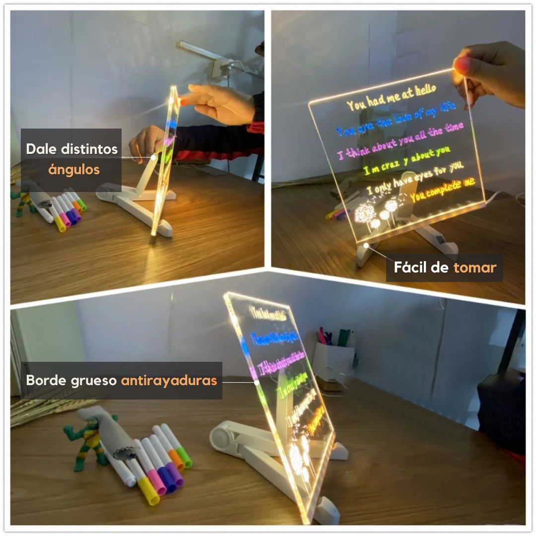 Tableta de Dibujos Luminiscente Para Niños