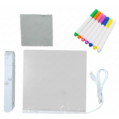 Pizarra de Dibujos Luminiscente Para Niños